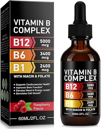 5-in-1 Vitamin B-12 Complex, Organic B Complex Vitamins