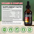5-in-1 Vitamin B-12 Complex, Organic B Complex Vitamins
