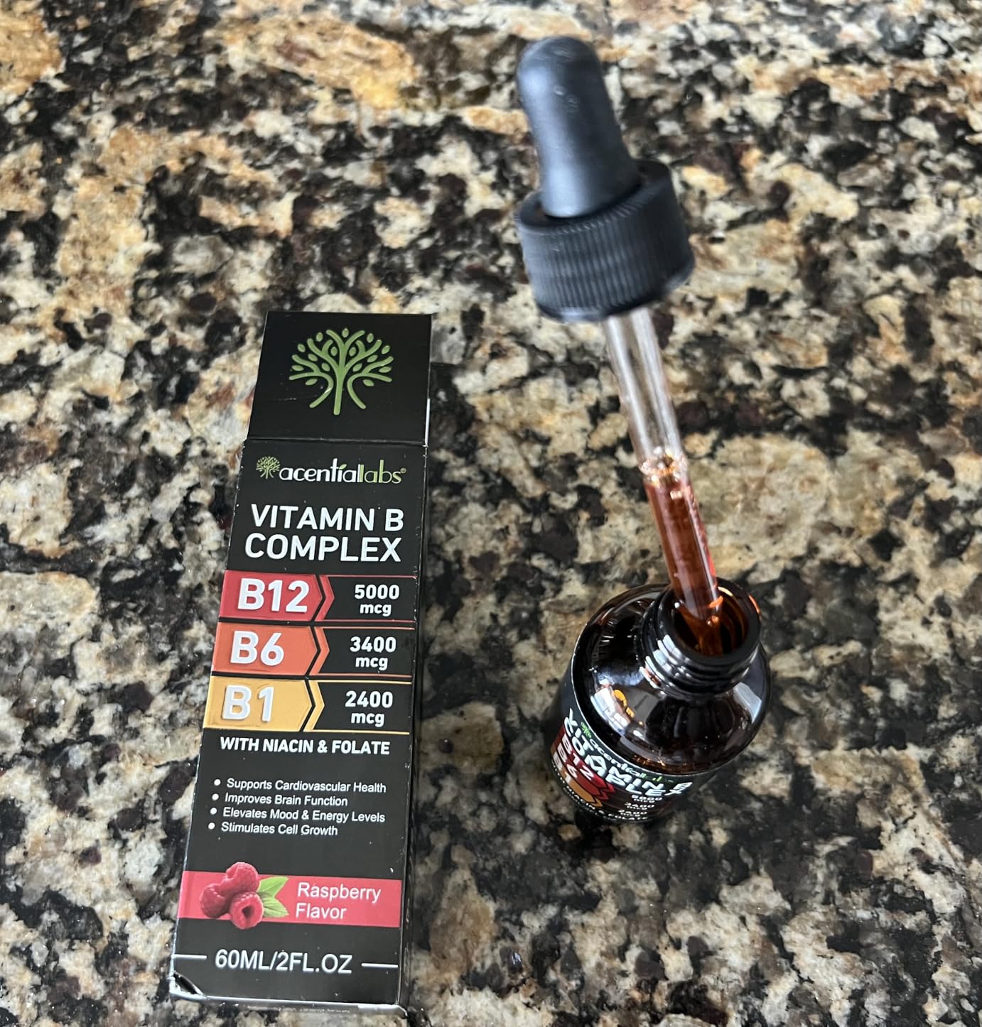5-in-1 Vitamin B-12 Complex, Organic B Complex Vitamins